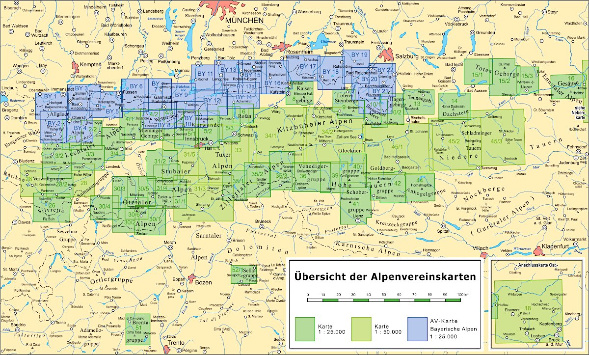 Landkarten – Alpenverein Beckum E. V.