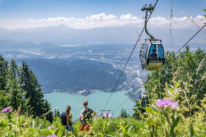 Gondel oberhalb vom Ossiacher See