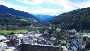 Blick von der Alten Burg auf Gmünd