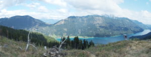 Panoramablick über den Weissensee